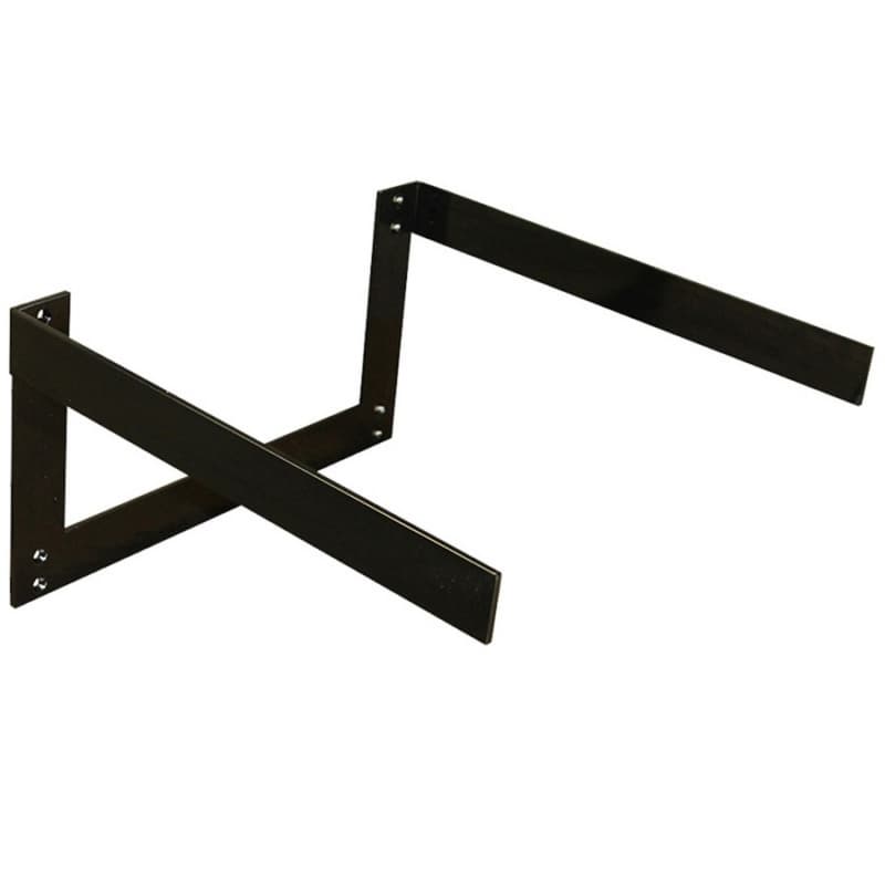 18" x 10" Sento Floating Vanity Support, Black Finish