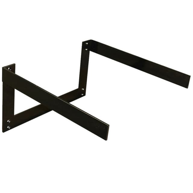 18" x 10" Sento Floating Vanity Support, Black Finish