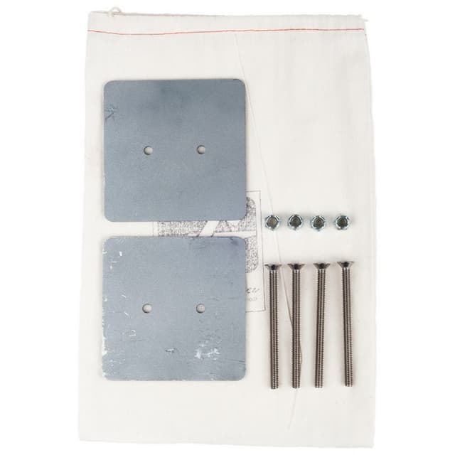 Hole Counter Mount Bearing Plate Kit, Galvanized Finish