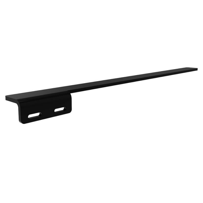 1-1/2" x 24" Harmony Left Hidden Countertop Bracket, Black Finish