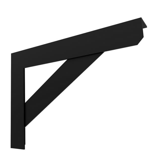 3" x 21-1/2" Torrence Bench Support, Black Finish