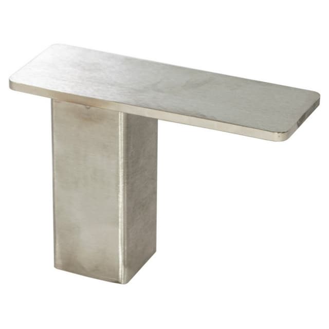 2-1/2" x 7" Stonehaven Countertop Post Support, Brushed Stainless Finish