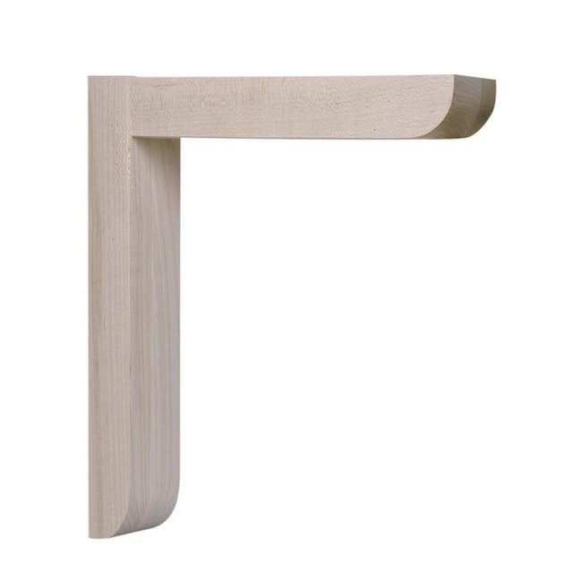 12" x 3" x 12" Brookdale Low Profile Corbel, Maple
