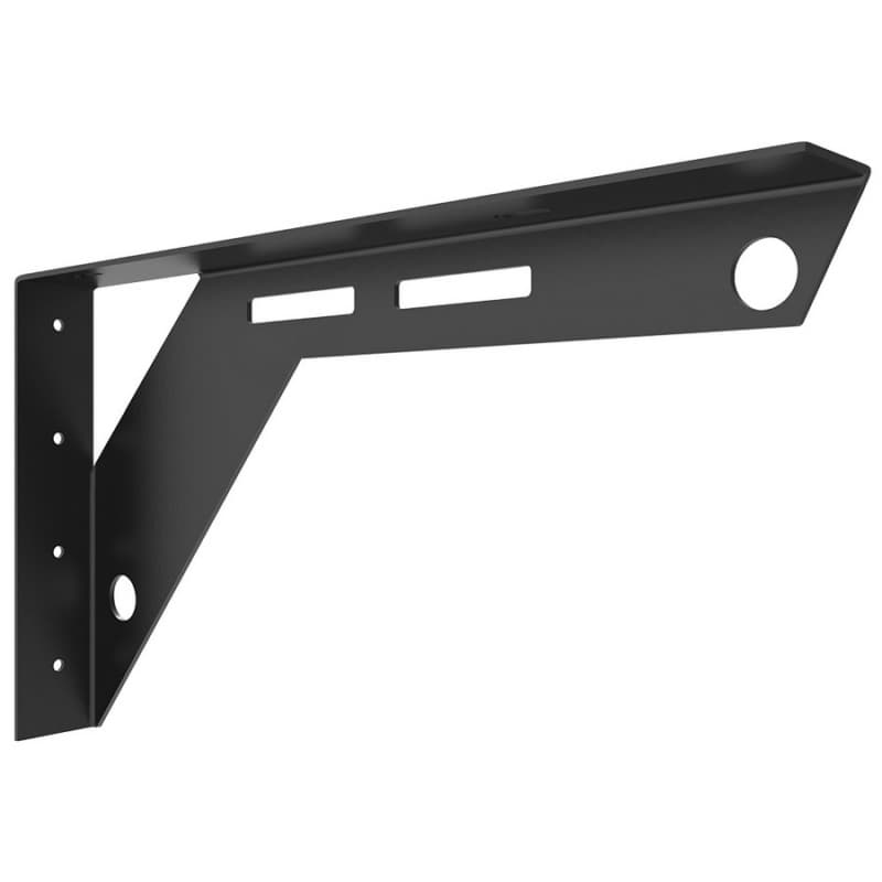 18" x 10" Workstation Bracket, Flat Black Finish