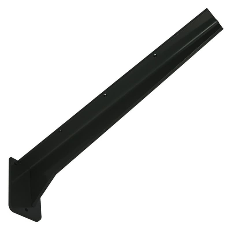 6-1/2" x 22-3/4" Floating Desk Bracket, Black Finish