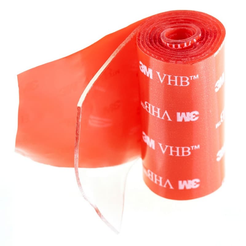 2" 3M VHB Tape Glass Fastening System, Clear