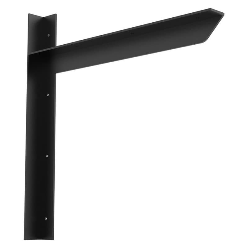 20" x 22" Carolina Medium Floating Vanity Support, Flat Black Finish