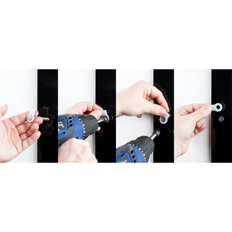 1-7/8" Nomarr Surface Protection, Blue Finish (100/Bag)