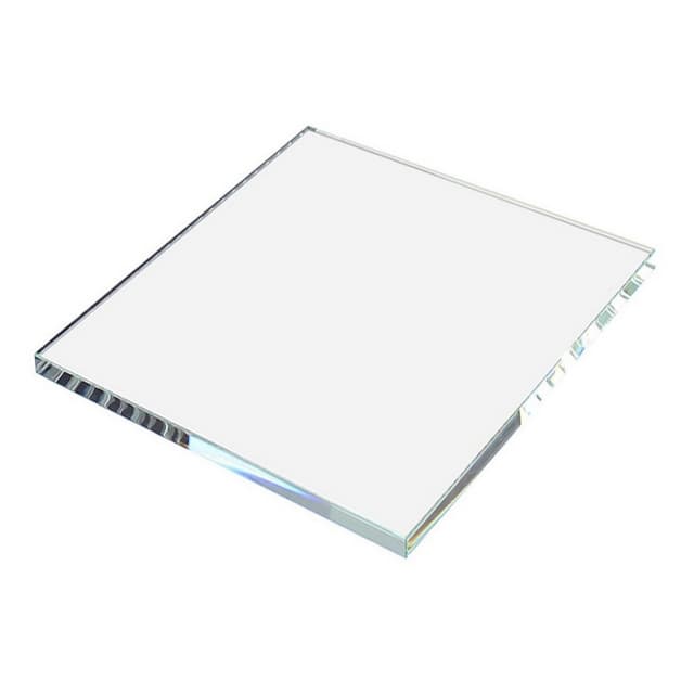 11-3/8" x 16-3/8" Cube Cabinet Glass Shelf Insert, Clear Finish