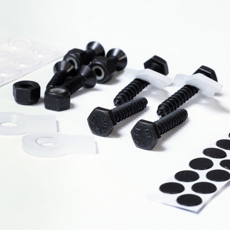 6" x 1/4" - 20 Cube Cabinet Fastener Kit for 3 Cube Cabinet