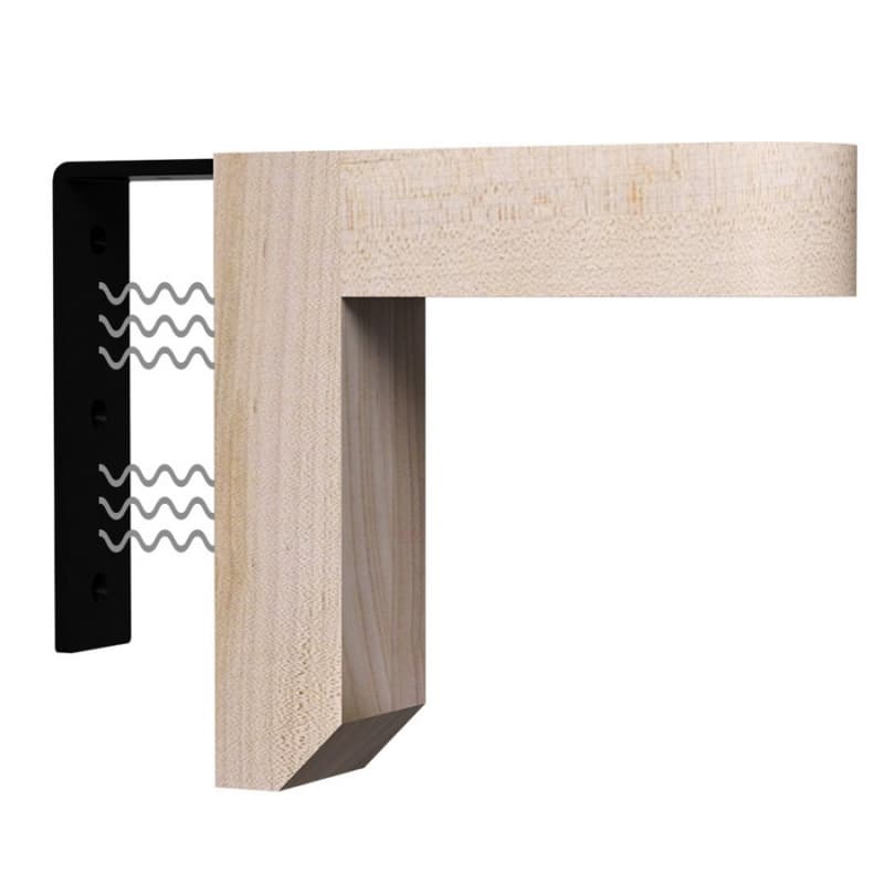10" x 3" x 10" Es Vedra Magnetic Click Corbel, Maple