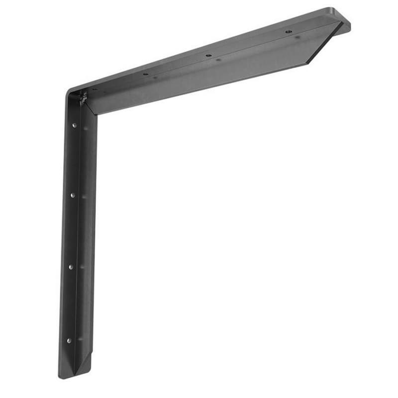 2" x 16" Bench Support Bracket, Steel Finish