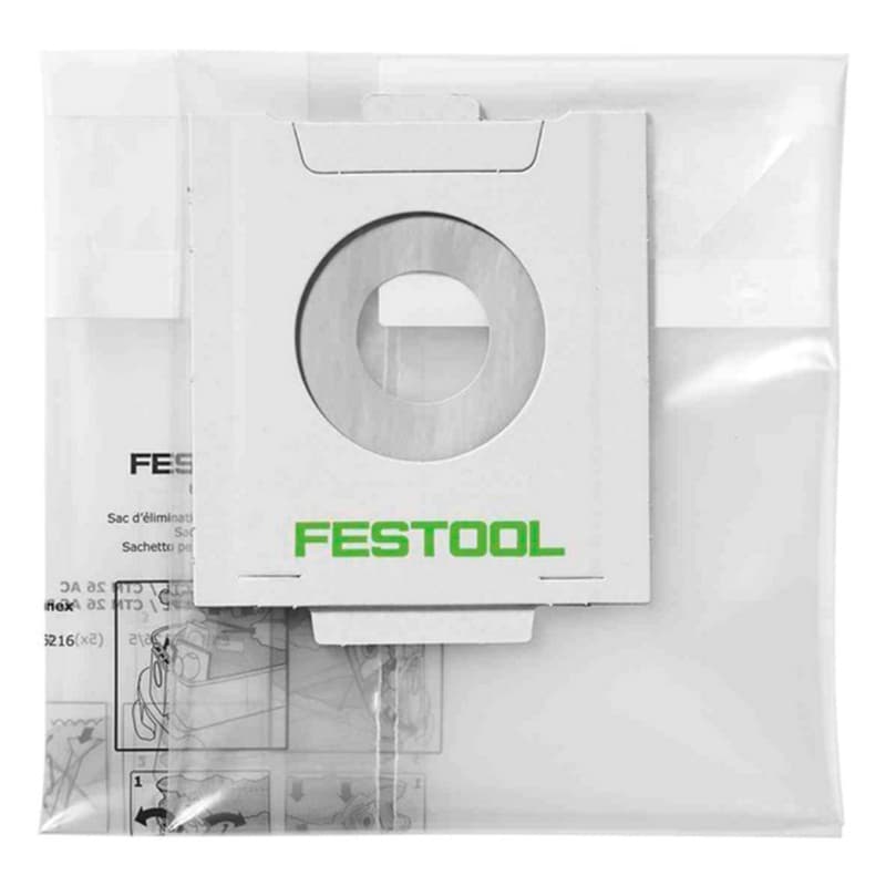 Disposable Liner Dust Extractor Bag for CT 36 AC Auto Clean Dust Extractor 5/Pack