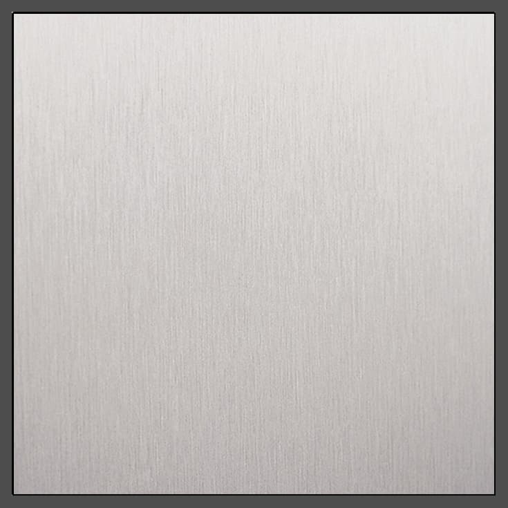 Solid Metal Laminate M0605-99 Brushed Aluminum, Vertical Postforming Grade DecoMetal Finish, 48" x 96