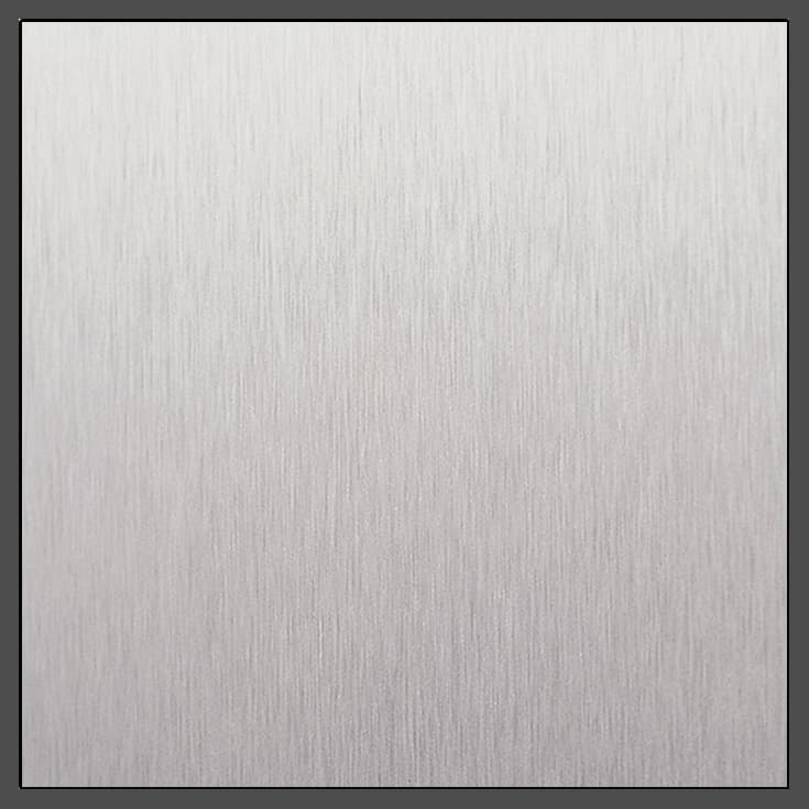 Solid Metal Laminate M2022-99 Brushed Aluminum, Vertical Postforming Grade DecoMetal Finish, 48" x 96