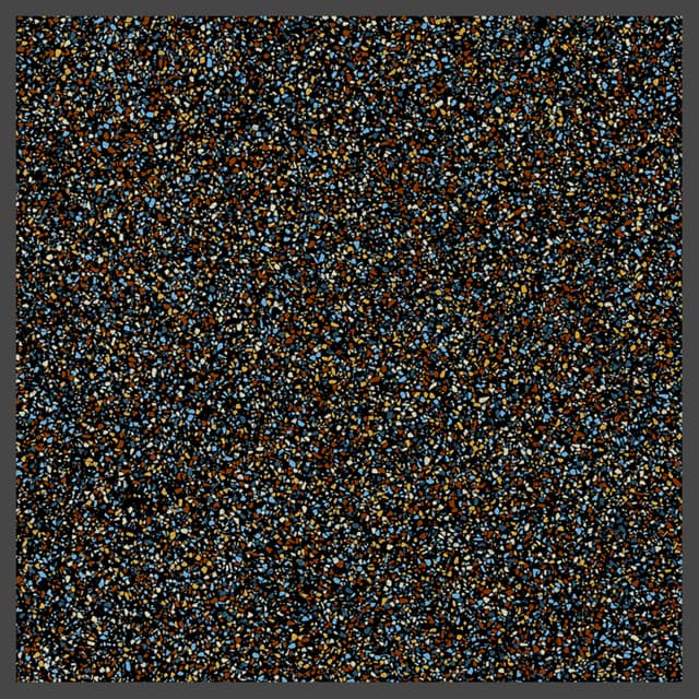 Solid Surface Sheet Color 621 Nero Terrazzo Matrix, 0.48" Thick 30" x 144"