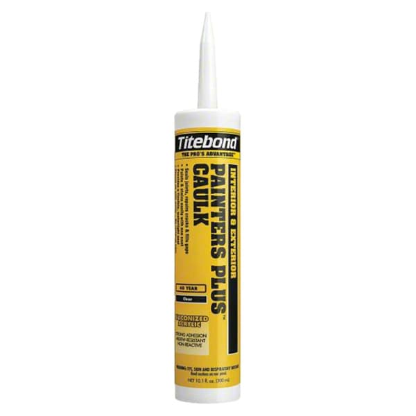 Titebond Painters Plus Caulk, 10.3 oz Cartridge, Clear