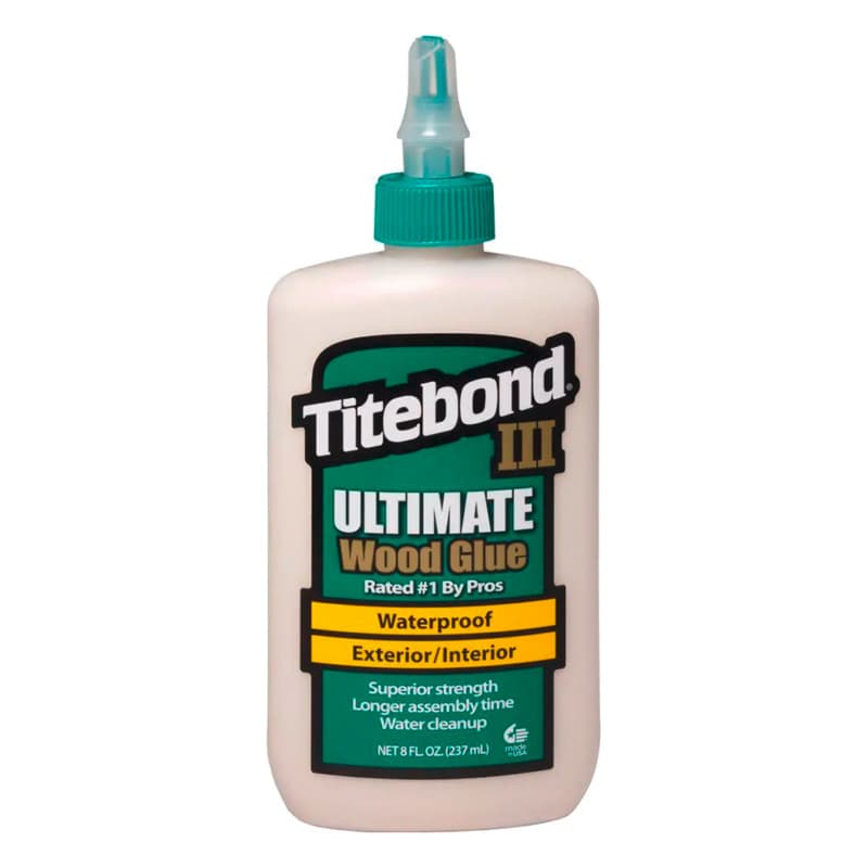 Titebond III Ultimate Wood Glue, Tan, 8 oz Bottle