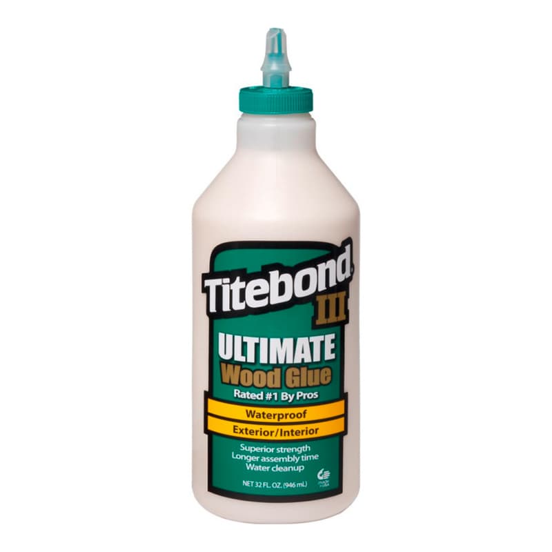 Titebond® III Ultimate Wood Glue, Tan, 1 qt Bottle