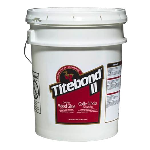 Titebond® II Dark Wood Glue, Light Brown, 5 Gallon Pail
