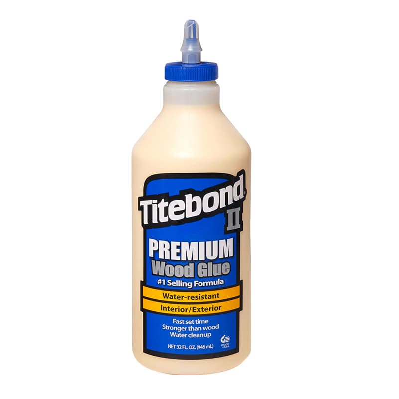 Titebond® II Premium Wood Glue, Honey Cream, 1qt Bottle