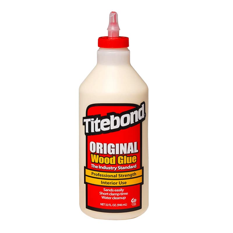 Titebond Original Wood Glue, Yellow, 1qt Bottle