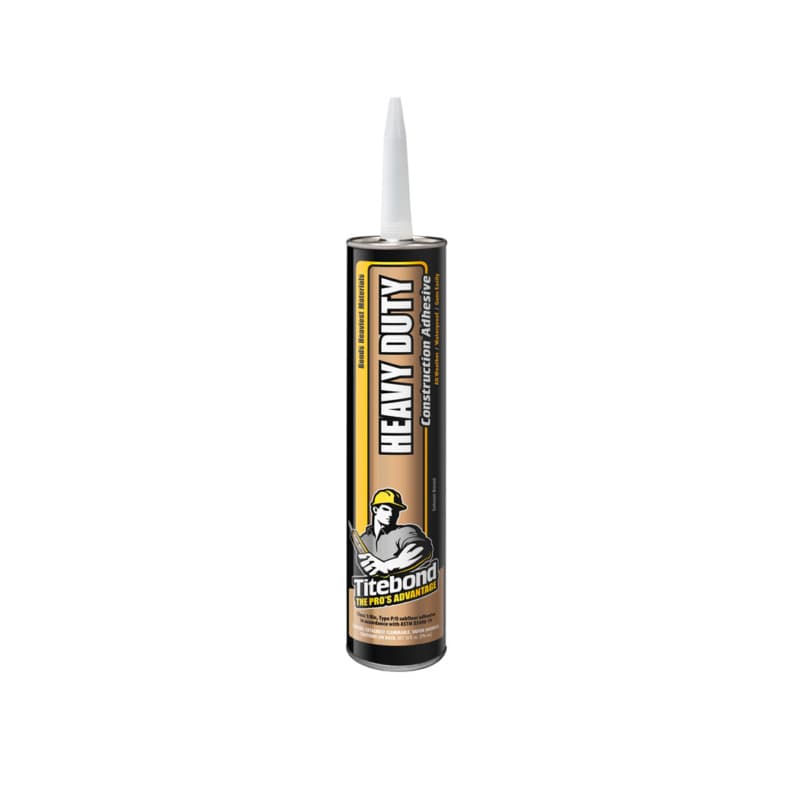 Titebond Heavy-Duty Construction Adhesive, Light Tan, 10 oz Cartridge