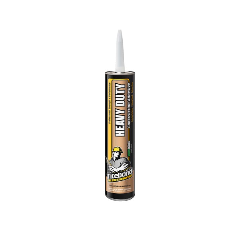 Titebond® Contractor Grade Heavy Duty Construction Adhesive, VOC Compliant, 10oz