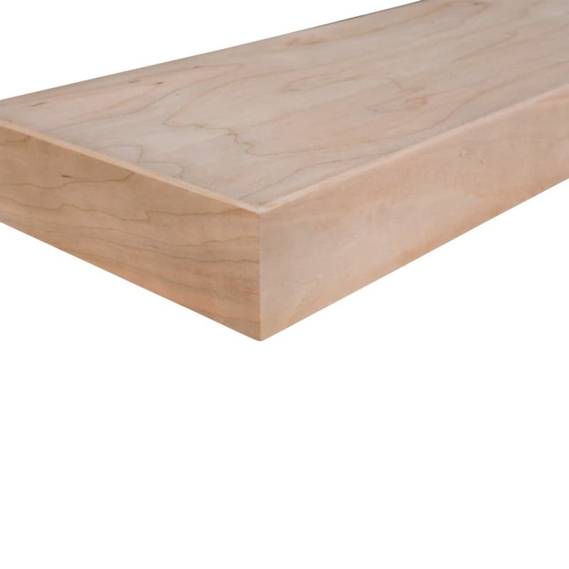 2-1/2" x 10" x 24" Floating Shelf, Alder Finish
