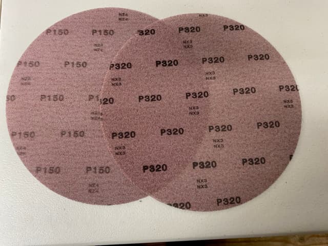 GEM Industries 11-1/4" No Hole Hook and Loop Aluminum Oxide Mesh Fabramesh Sanding Discs