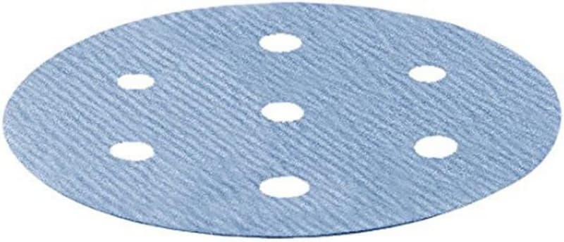 90mm Hook and Loop 240 Grit 7 Holes Abrasive Granat D90 Sanding Disc, Aluminum Oxide (100/Pack)