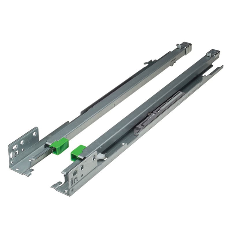 18" Maxcess Undermount Drawer Slide for 5/8" Drawer Material, 75 lb Capacity 7/8 Extension, Soft-Closing