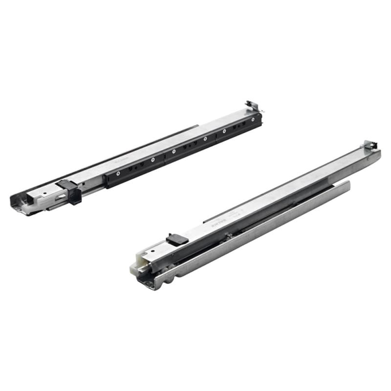 500" Progressa Shelf Undermount Slide, 170lb Capacity, Full Extension, Push-to-Open