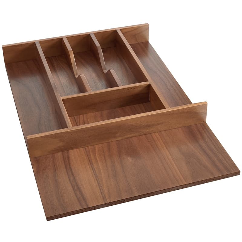 21-1/8" Cutlery Tray Insert, Walnut