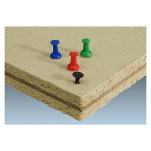 Tackable Fiberboard, Brown, 7/8" Thick 49" x 97
