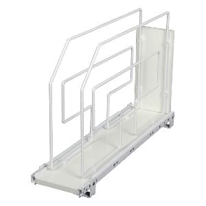 9" Roll Out Tray Divider, 3 Dividers, White