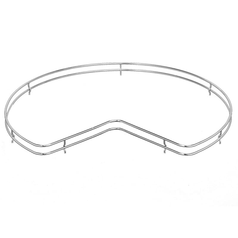24" Kidney Fence Railing, Chrome