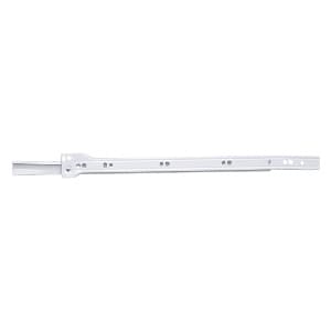 16" Drawer Slide Side Mount 3/4 Extension, White