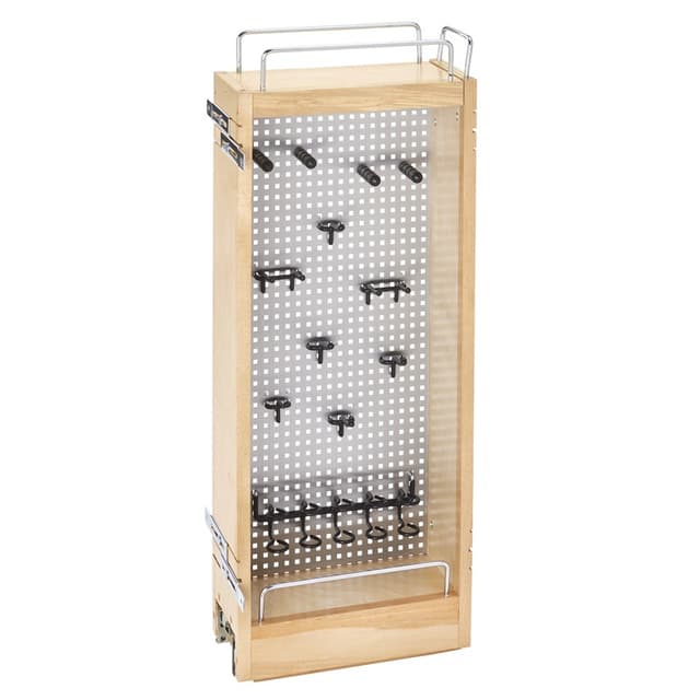 434 6" Single Extension Peg, Rubberized Black (6/Box)