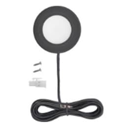 Equiline LED 3W Warm White Puck Light, Black
