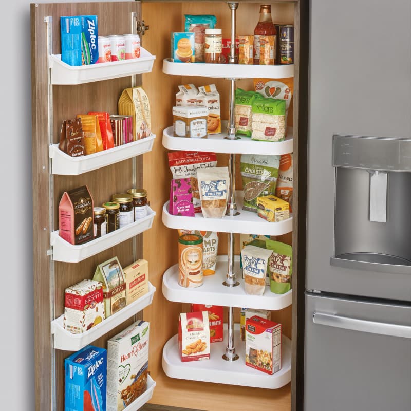 6235 5-Tier Almond Door Storage Tray Set