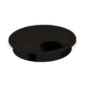 3-1/2" 44398 Series Circular Cable Large Grommet, Matte Black