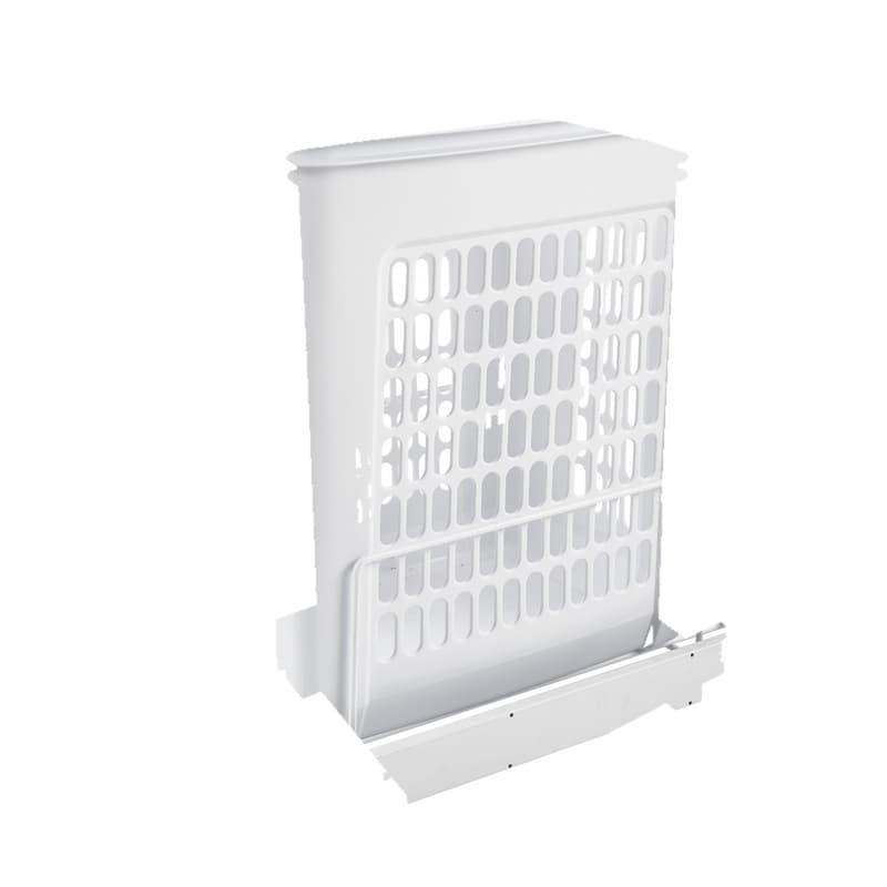 14" Wide Replacement Hamper Basket, White Finish