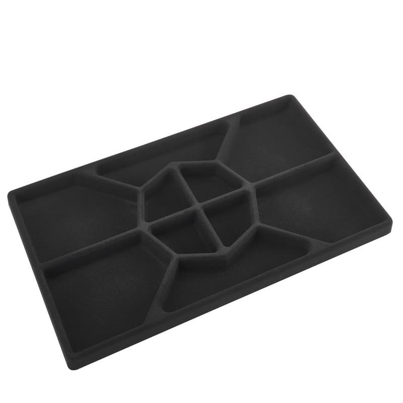 1-1/2" x 22" x 13" Jewelry Drawer Insert, Black Finish