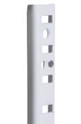30" KV255 Heavy-Duty Steel Pilaster Standard, White Finish 100/Box