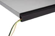 6' J-Shape Cable Manager, Brown