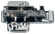 Nexis 2-D Cam Adjustable Wing Mounting Plate, 2-Point Fixing, Nickel-Plated, Screw-On, 4mm