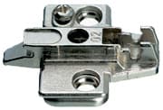 Nexis Wing Base Plate Euro Screw, Nickel-Plated, 0mm