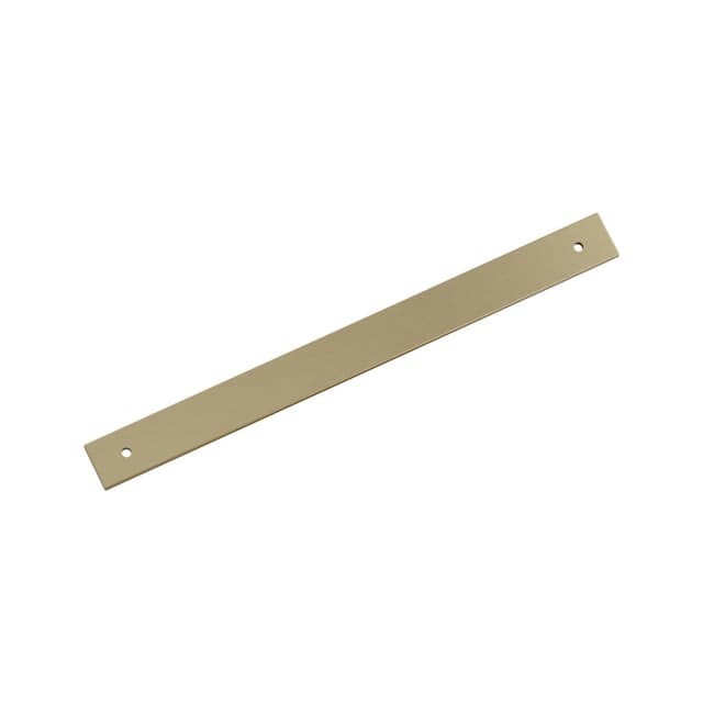 256mm Ladera Rectangle Cabinet Pull Backplate, Golden Champagne