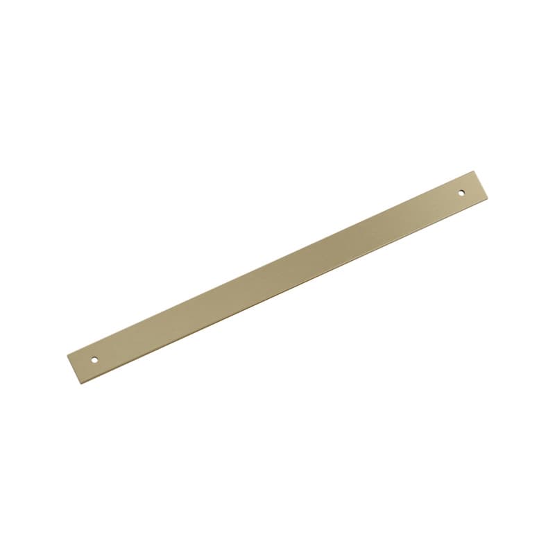 320mm Ladera Rectangle Cabinet Pull Backplate, Golden Champagne